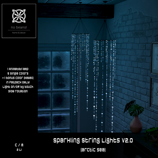 Second Life Marketplace - [nb!] - Sparkling String Lights V2 (arctic ...